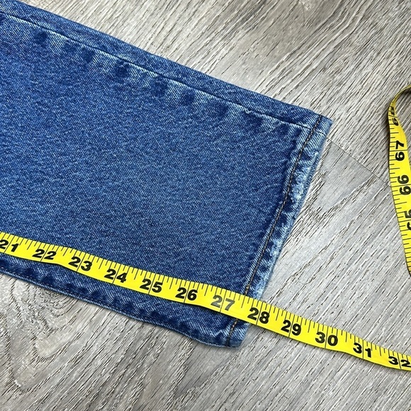 Levi’s Premium Wedgie Straight Fit Women’s Jeans Distressed Medium Wash Size 28 - Picture 12 of 13